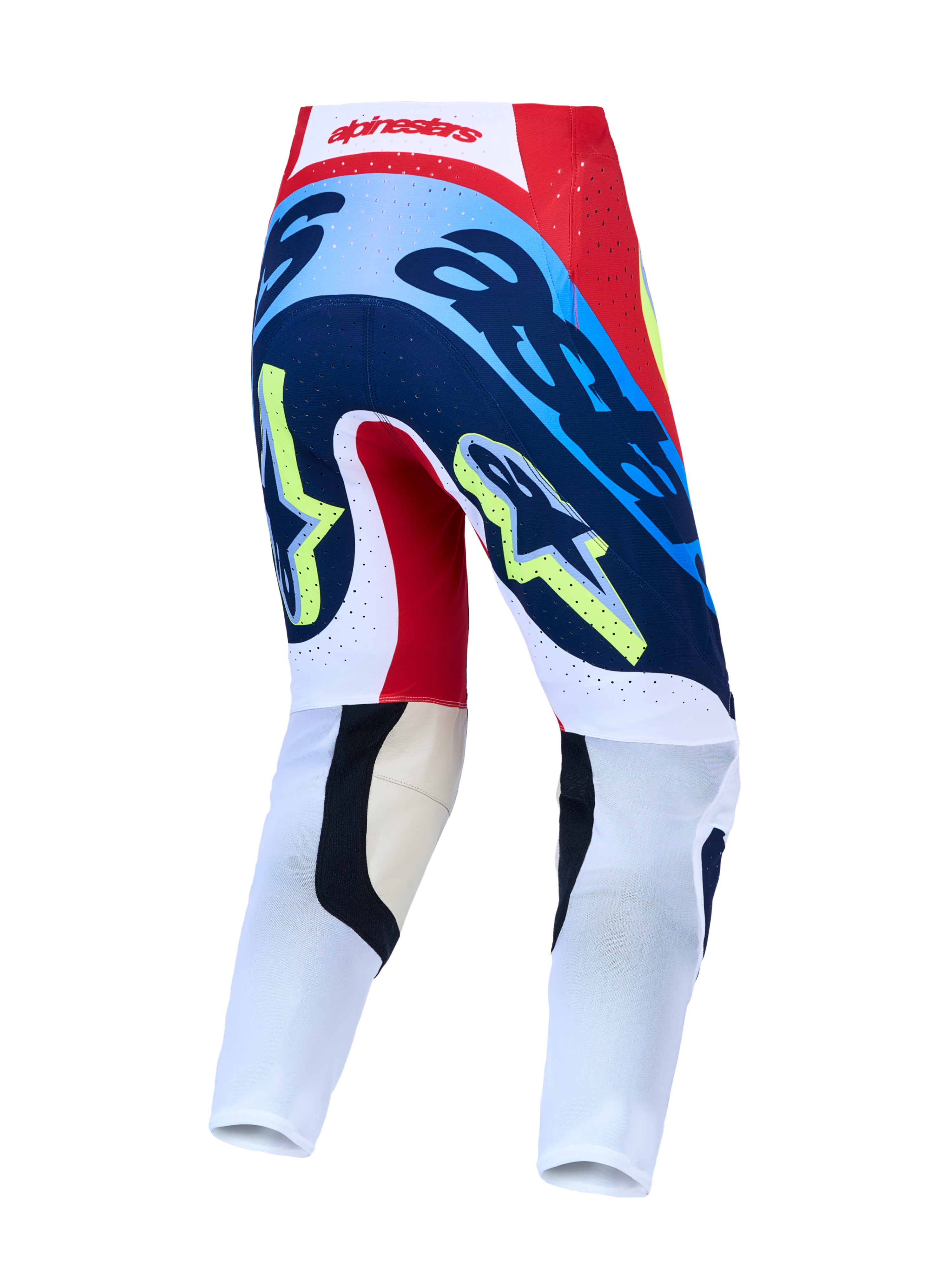 Pantalon Alpinestars Supertech Dyna réf 3720227-3212 rouge bleu marine dos