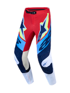 Pantalon Alpinestars Supertech Dyna réf 3720227-3212 rouge bleu marine face