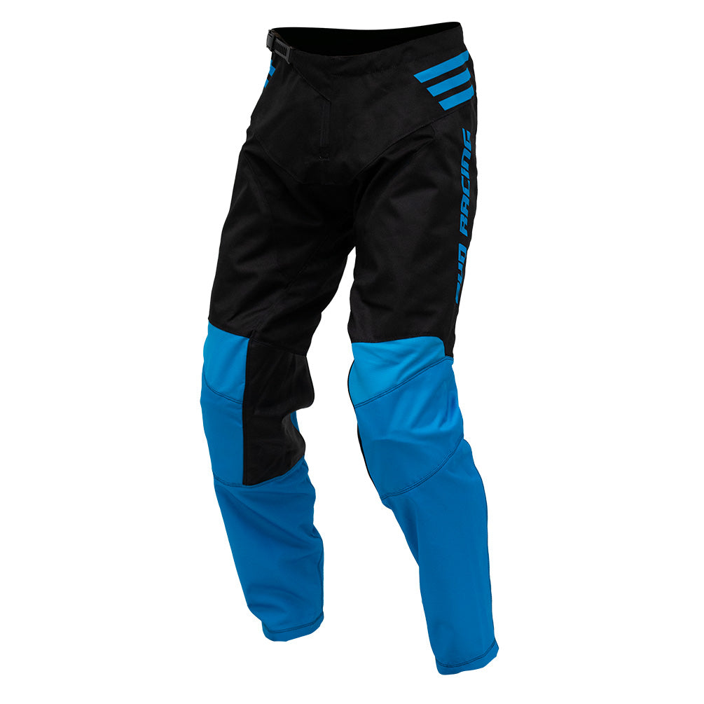 Pantalon enfant Bud Racing GP Lazer bleu électrique - face