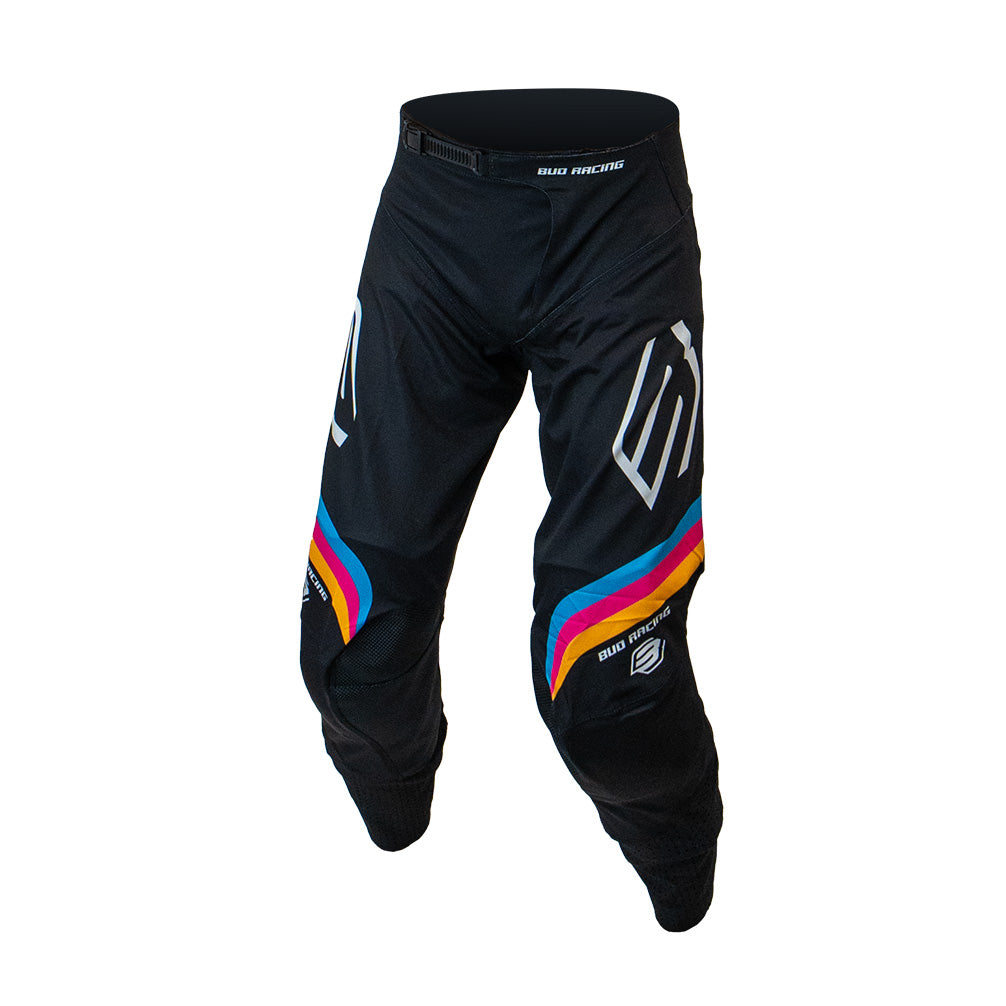 Pantalon enfant Bud Racing SX Fit 95 Evo multicolore noir - face