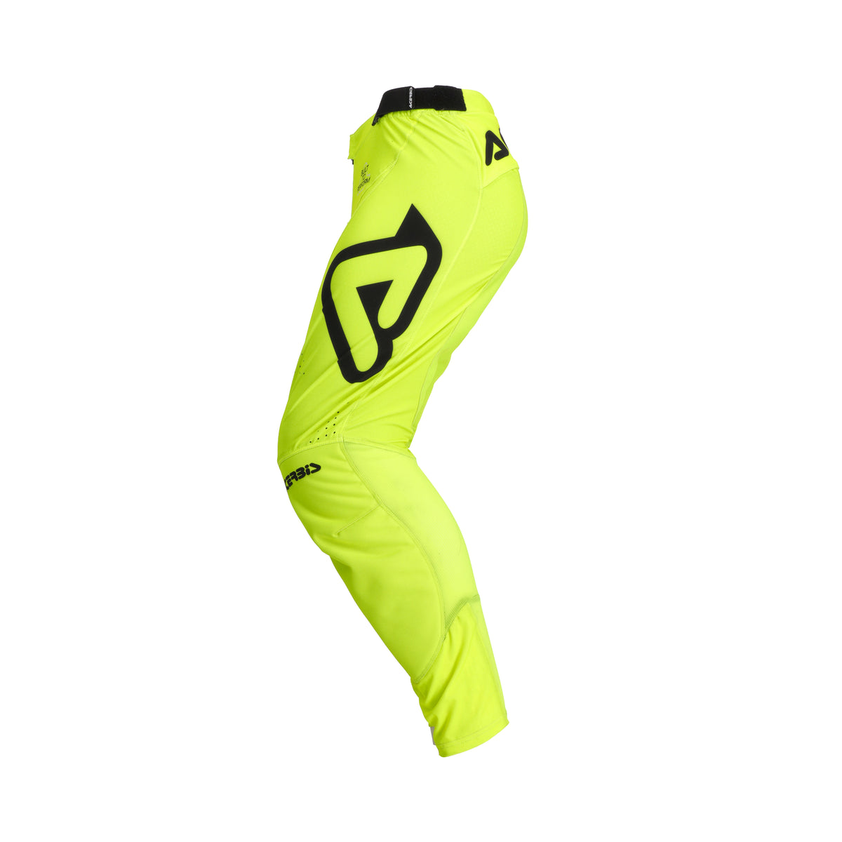 Pantalon Acerbis MX Track 2.0 jaune fluo, vue de côté