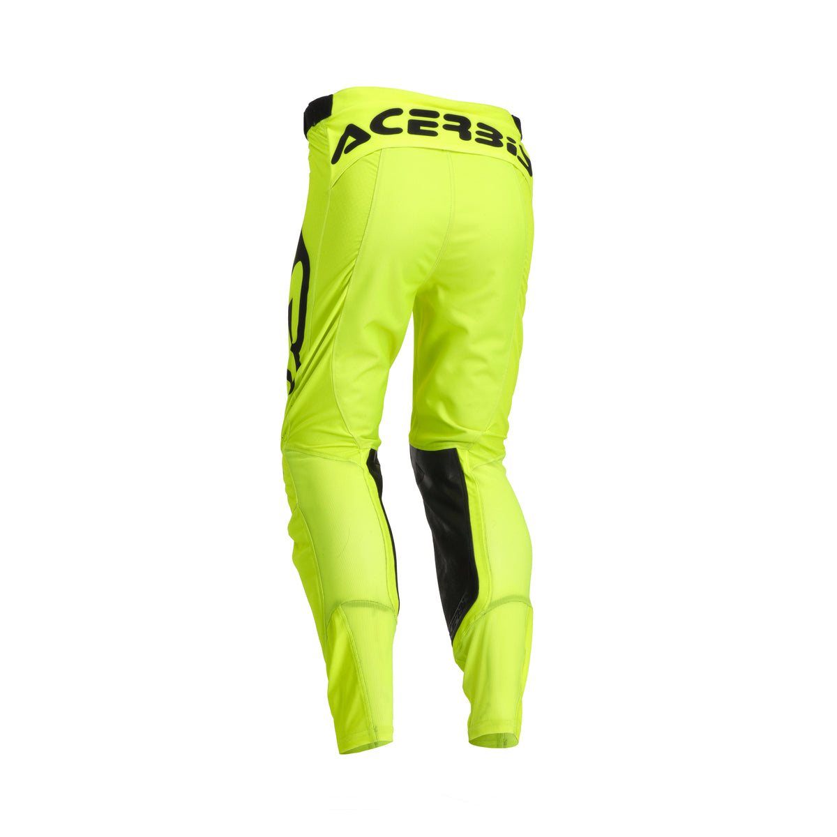 Pantalon Acerbis MX Track 2.0 jaune fluo, vue de dos