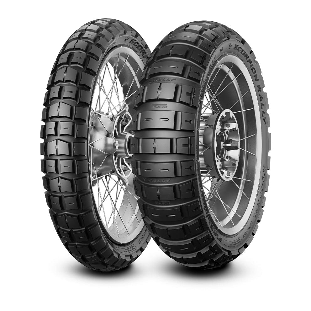 Pneu avant trail Pirelli Scorpion Rally STR 90/90-21 54V M+S tubeless moto aventure - profil