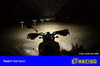 Plaque phare LED ET Racing Dual 5 Beta, faisceau lumineux de nuit