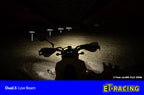 Plaque phare LED ET Racing Dual 5 montée sur une Beta RR enduro