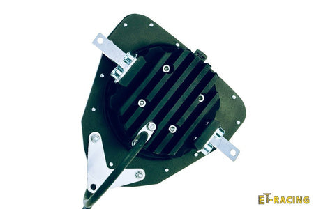 Plaque phare LED ET Racing Dual 5 Beta, vue de profil