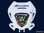 Plaque phare LED ET Racing Dual 5 Beta 2020-2025, vue de trois quarts