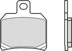 Plaquette de frein Brembo 07004 carbone céramique - dessin technique face et profil (50,2 x 53,2 x 7,8 mm)