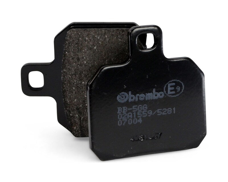 Plaquettes de frein Brembo 07004 Scooter carbone céramique - vue du jeu de plaquettes