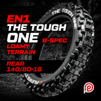 Pneu arriere extreme Plews Tyres EN1 The Tough One Spec B 15 mm 140/80-18
