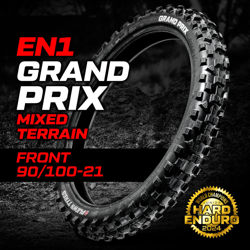 Pneu avant Plews Tyres EN1 Grand Prix Medium ECE 90/100-21 enduro