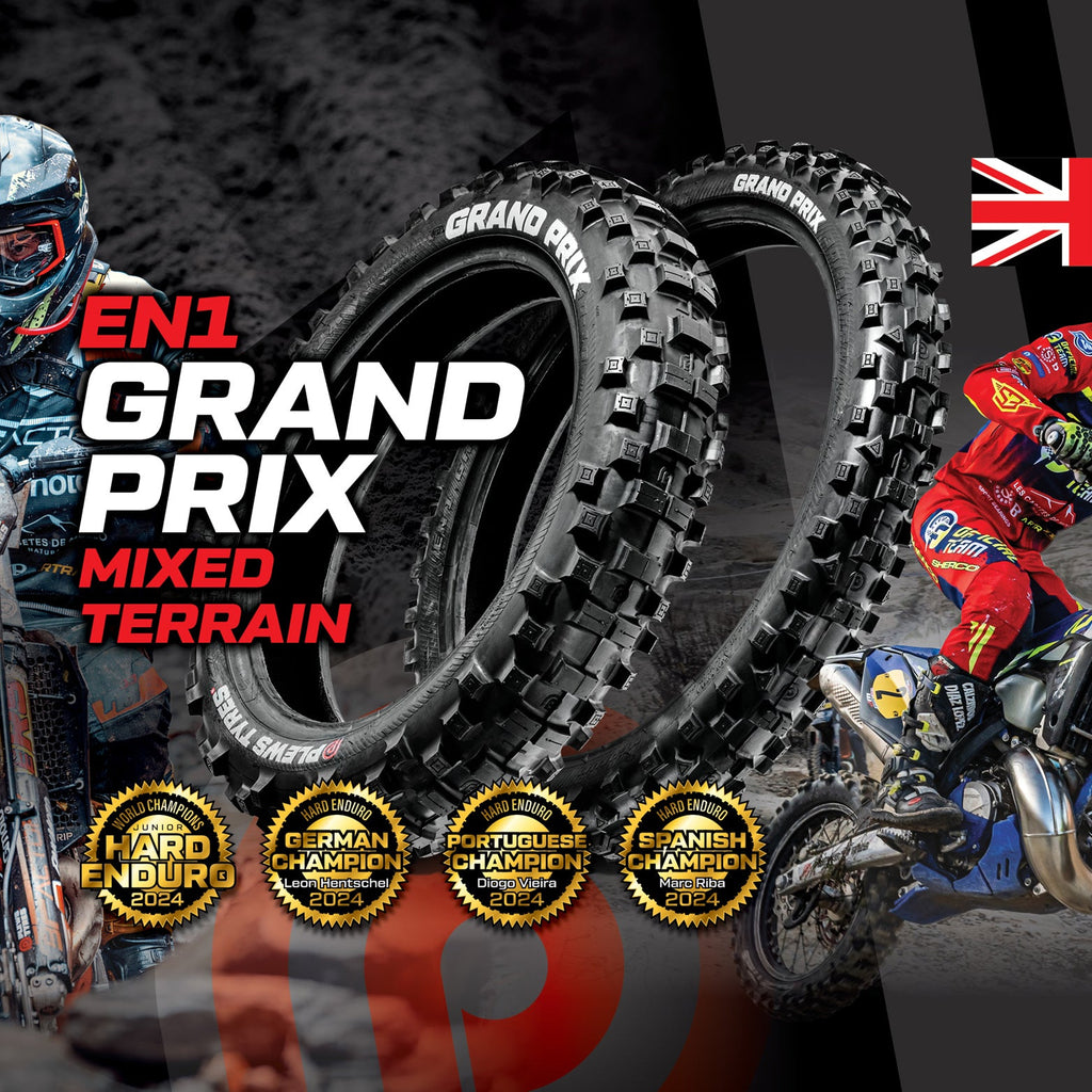 Gamme Plews Tyres EN1 Grand Prix enduro homologuee ECE