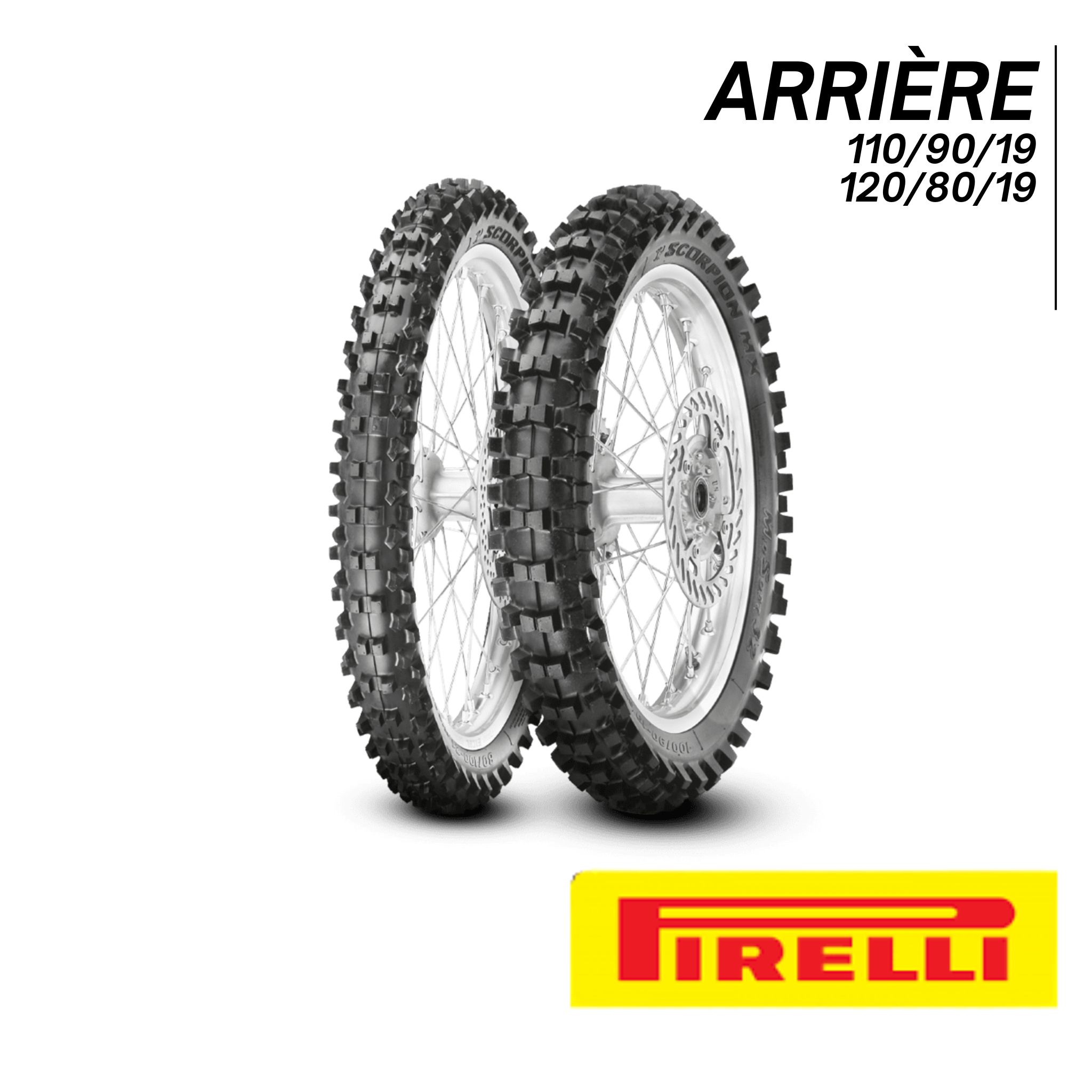 Pneu Arrière Cross MX32 MID SOFT PIRELLI