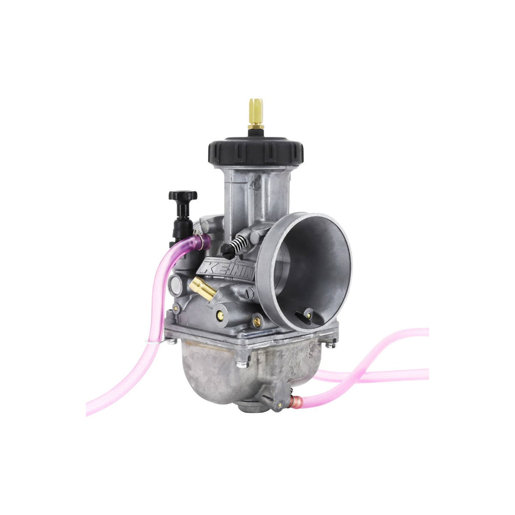 Carburateur Keihin PWK38 Standard boisseau chromé moto cross enduro 2 temps - vue de profil