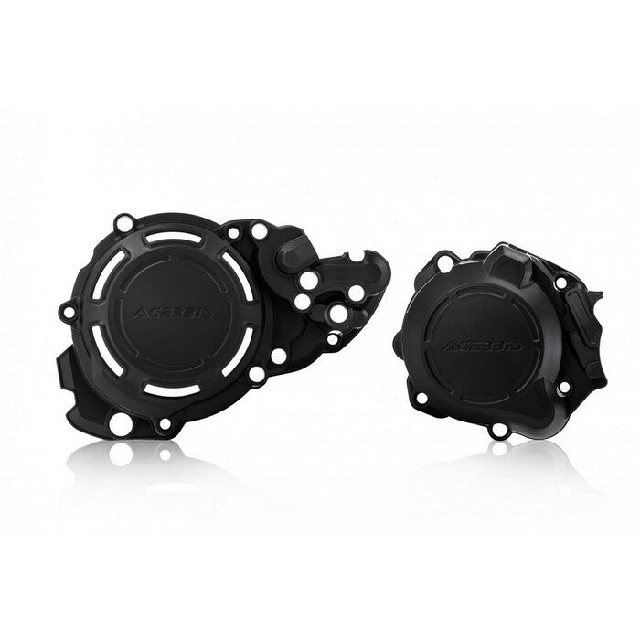 Protection carter Acerbis Beta noir pour carter d’embrayage, allumage et pompe à eau moto enduro Beta