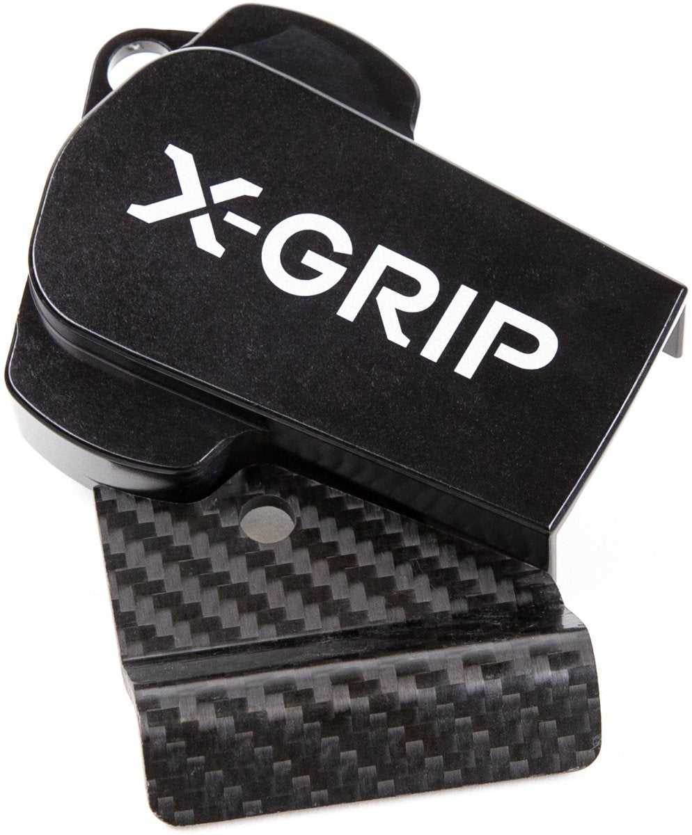 Protection TBI X-GRIP noir carbone compatible KTM Husqvarna GasGas 2 temps injection TBI enduro hard enduro