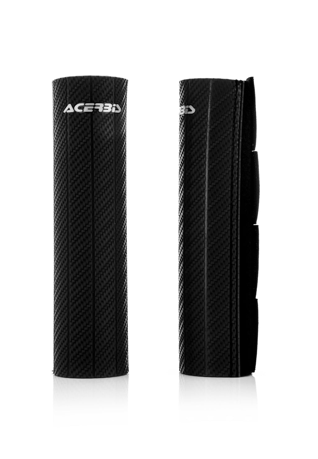 Protections de hauts de fourche Acerbis noires effet carbone