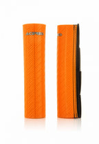 Protections de hauts de fourche Acerbis orange effet carbone
