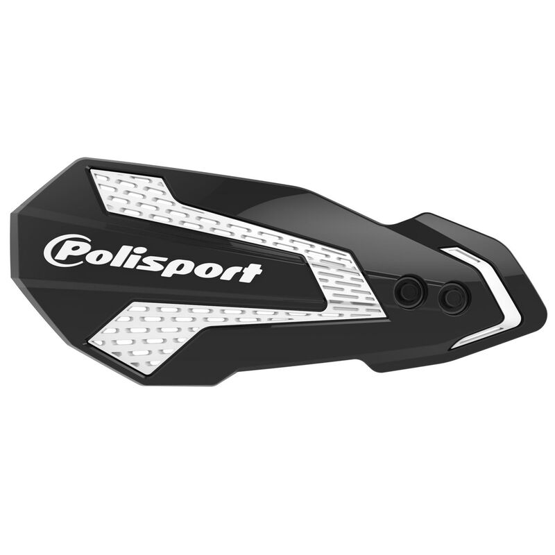 Protege-mains Polisport MX Flow noir et blanc moto cross enduro