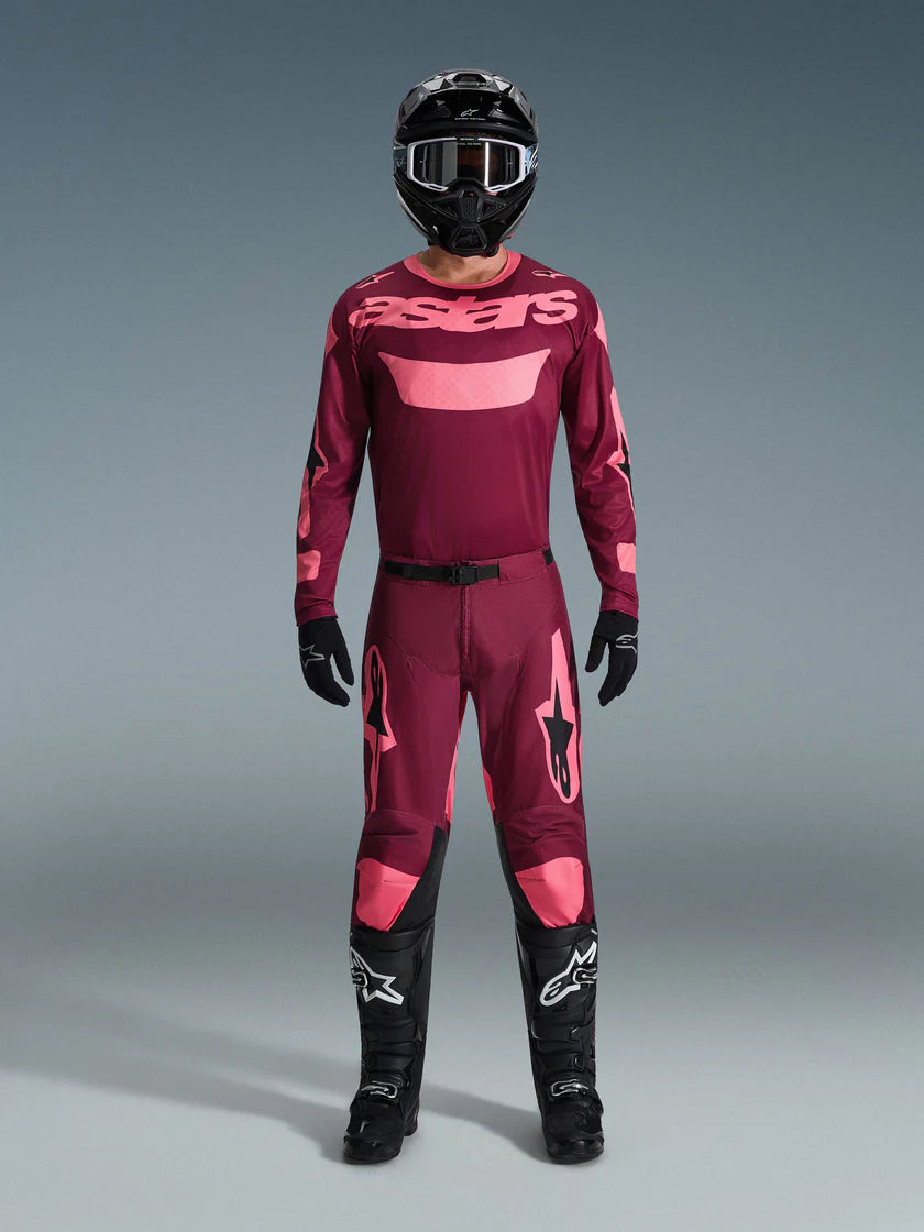 Tenue Cross Complete Racer Riway Rose-Bordeaux ALPINESTARS