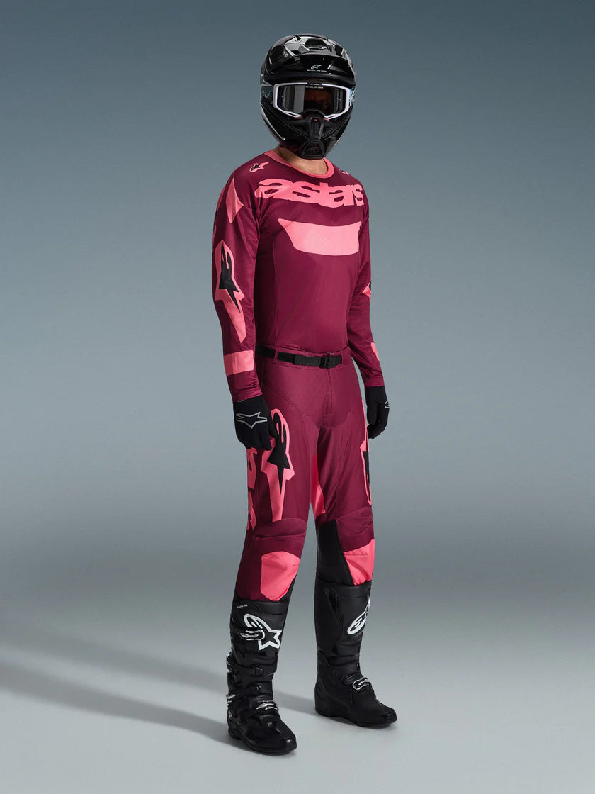 Tenue Cross Complete Racer Riway Rose-Bordeaux ALPINESTARS