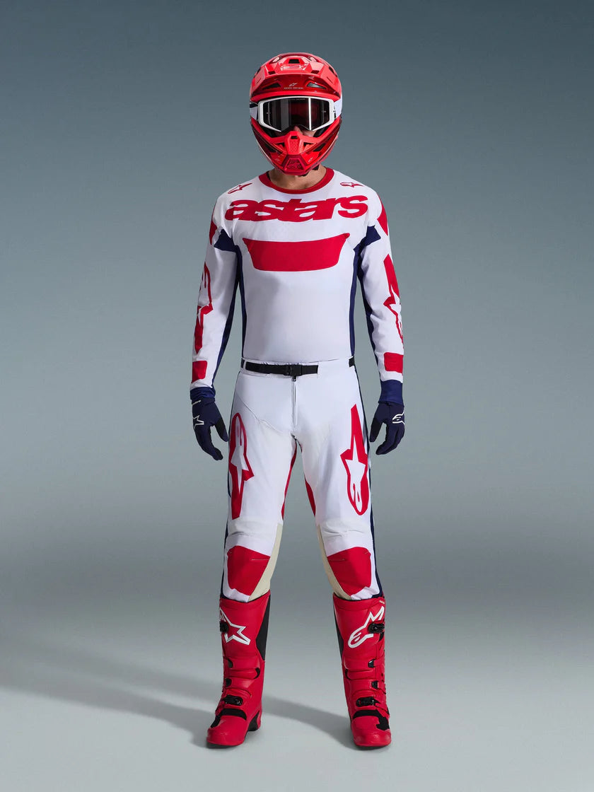 Tenue Cross Complete Racer Riway Rouge-Blanc ALPINESTARS