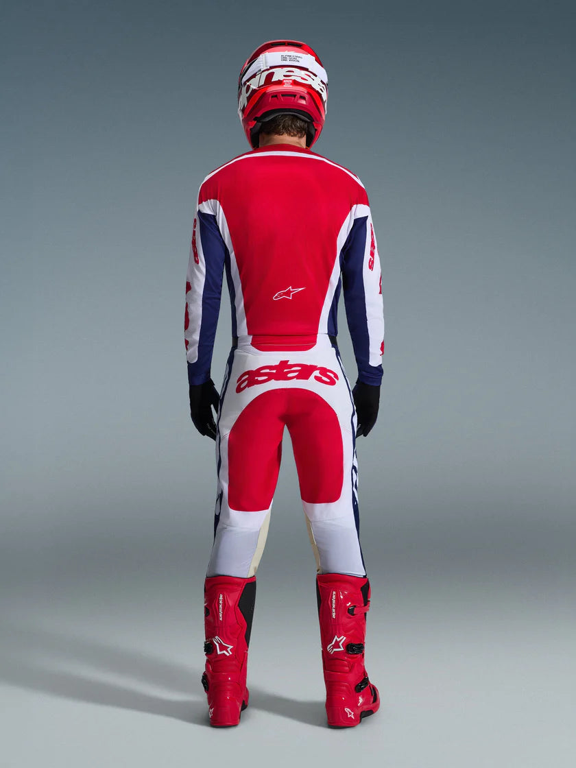 Tenue Cross Complete Racer Riway Rouge-Blanc ALPINESTARS