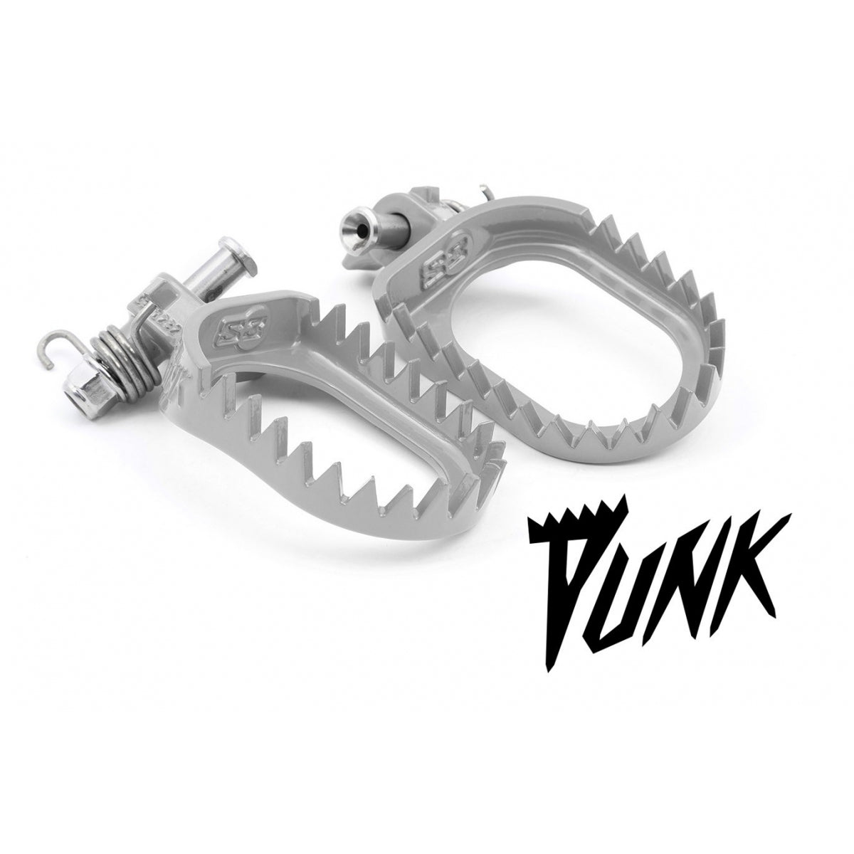 repose pieds s3 punk fantic enduro cale pied moto hard enduro grip maximum s3 parts GRIS