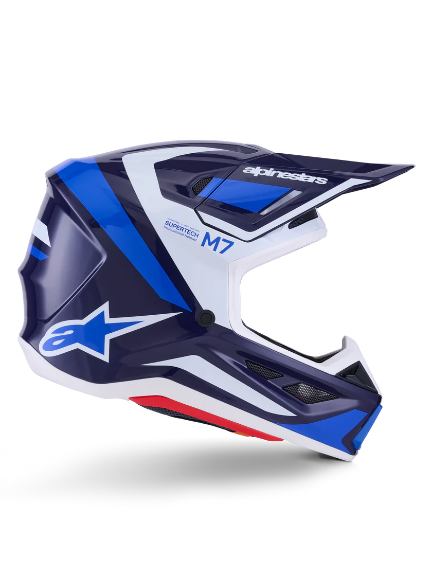 Casque S-M7 Rice Bleu ALPINESTARS