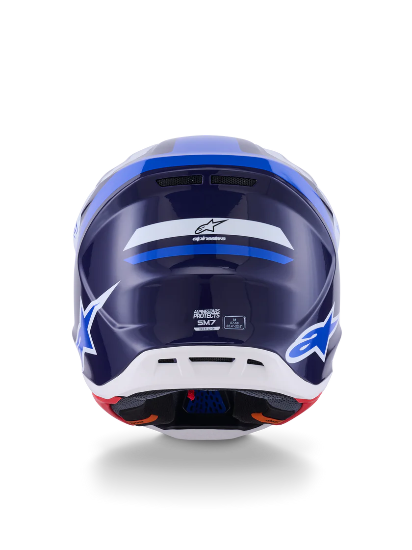 Casque S-M7 Rice Bleu ALPINESTARS