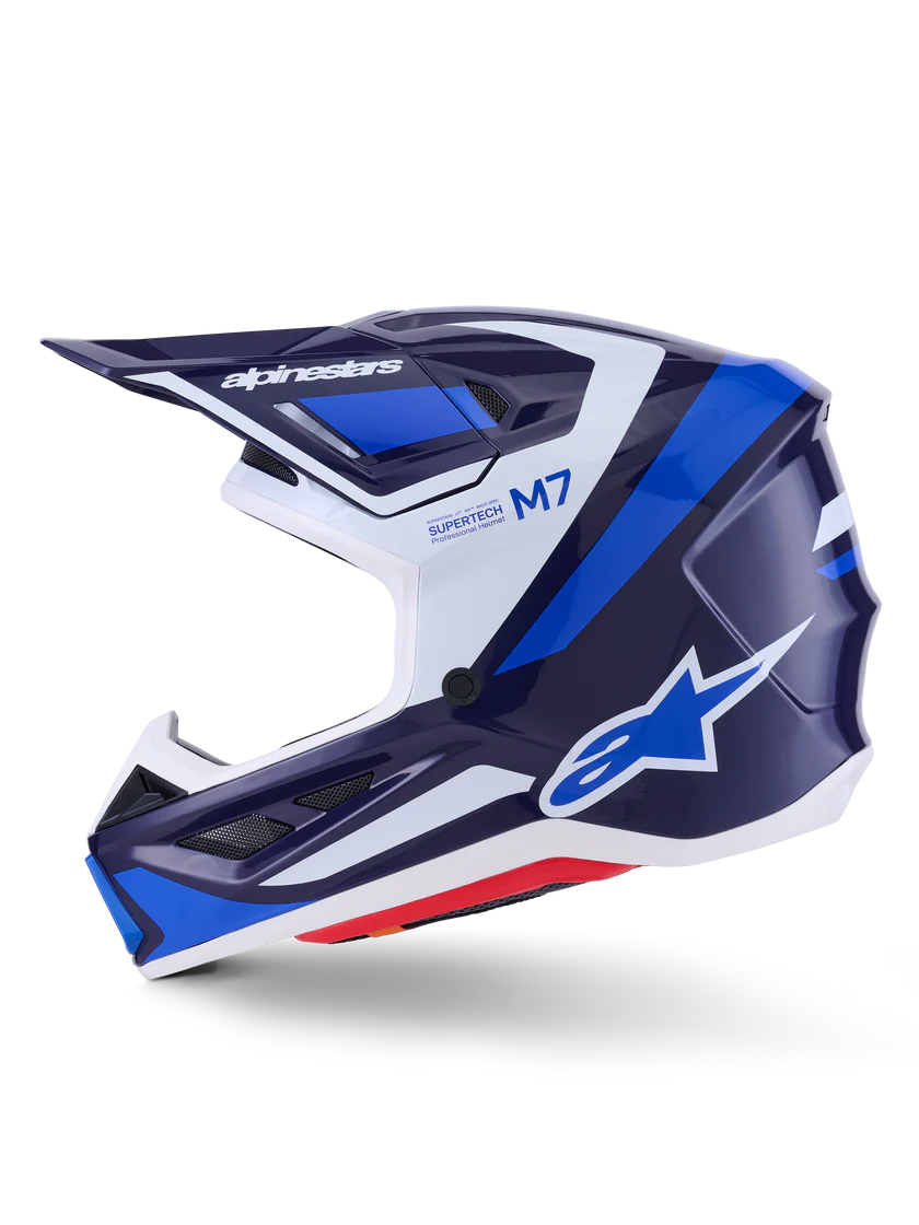 Casque S-M7 Rice Bleu ALPINESTARS