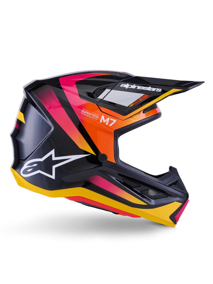 Casque S-M7 Rice Noir Multicolor ALPINESTARS
