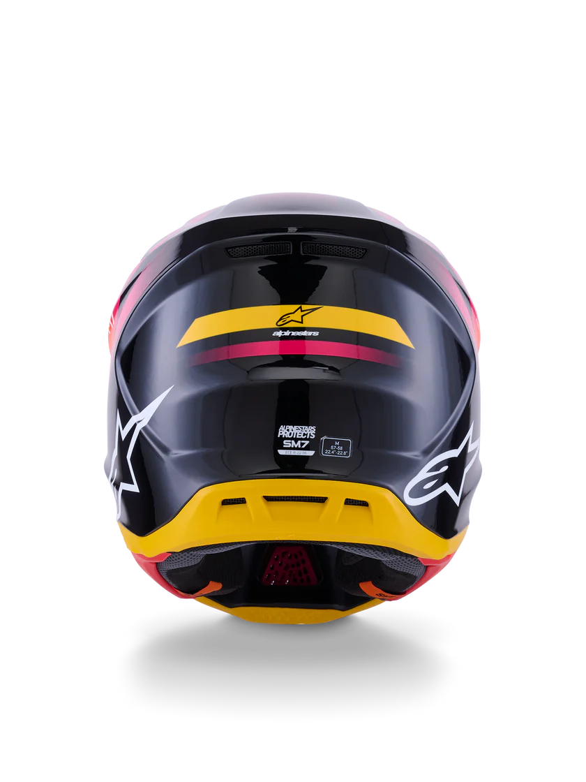 Casque S-M7 Rice Noir Multicolor ALPINESTARS
