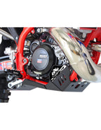 Sabot AXP Xtreme 8mm Beta 250 300 RR Xtrainer protection moteur hard enduro avec la moto