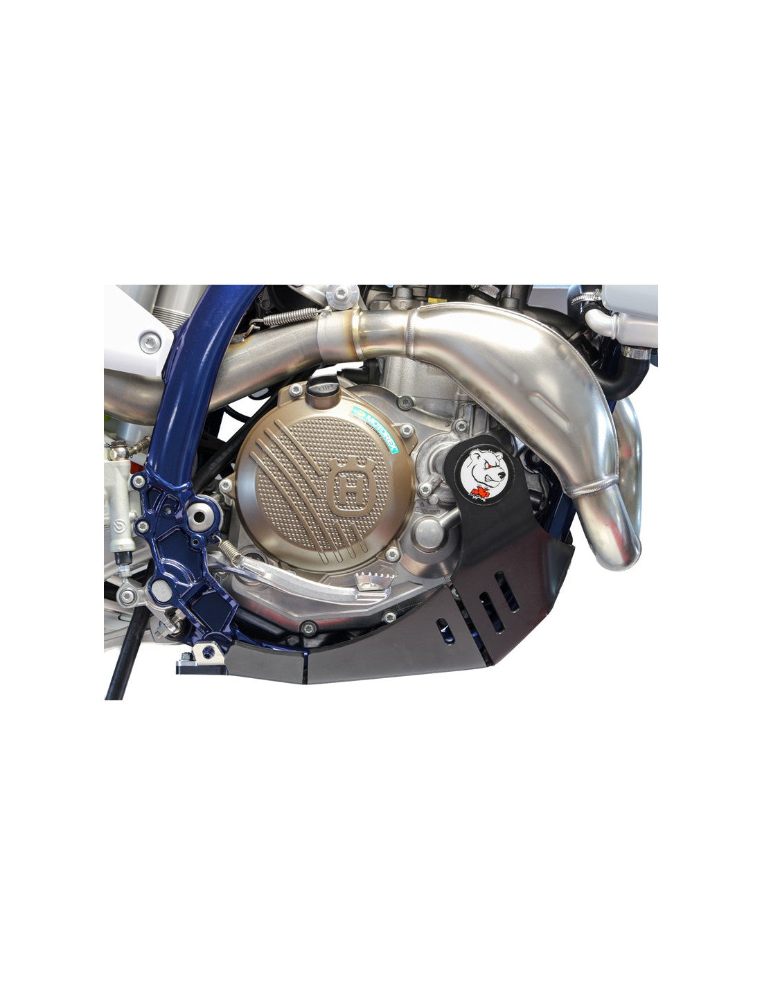 Sabot AXP Xtreme 8mm KTM 450 500 EXC-F protection moteur hard enduro avec moto