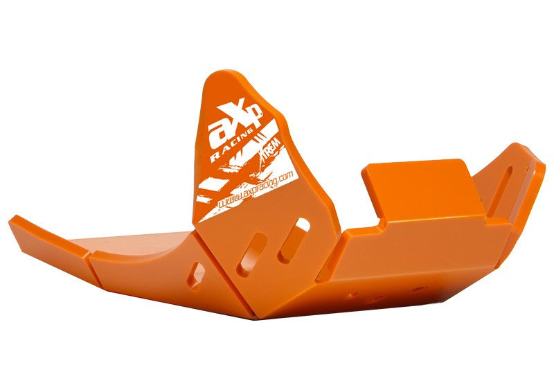 Sabot AXP Xtreme 8mm KTM 250 300 EXC TBI 2023 2024 hard enduro protection moteur renforcée orange

