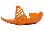 Sabot AXP Xtreme 8mm KTM 250 300 EXC TBI 2023 2024 hard enduro protection moteur renforcée orange
