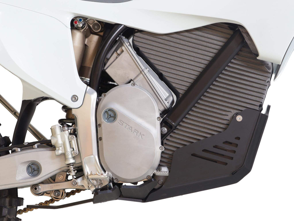 Sabot Xtrem AXP AX1728 monté sur une Stark Varg MX, vue de profil