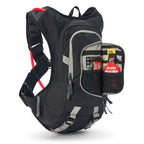 Sac d’hydratation USWE Moto Hydro 12L noir pour enduro hard enduro rallye raid et adventure petit poche ouverte
