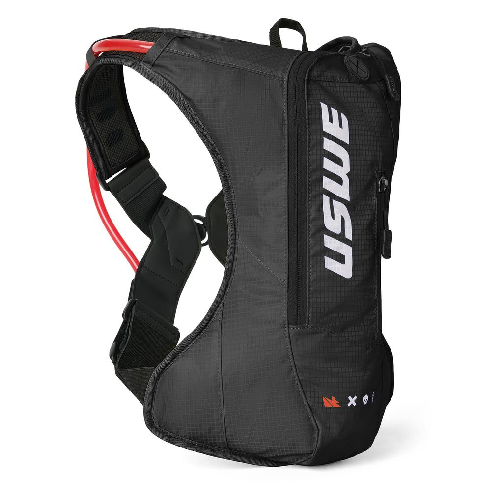 Sac d’hydratation USWE OUTLANDER 4L Moto noir pour enduro hard enduro rallye et motocross