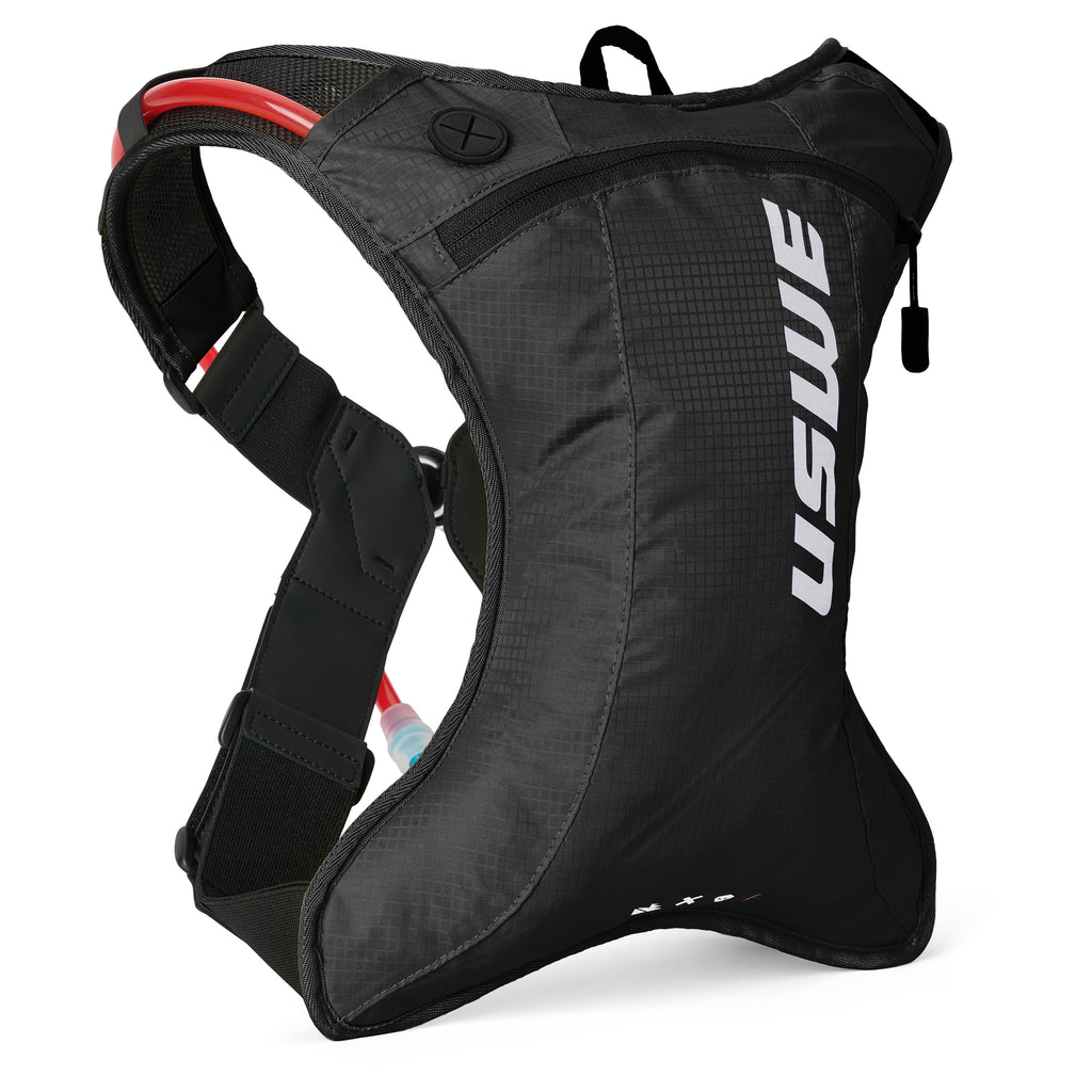 Sac d’hydratation USWE OUTLANDER Moto 2L noir pour enduro motocross hard enduro et rallye