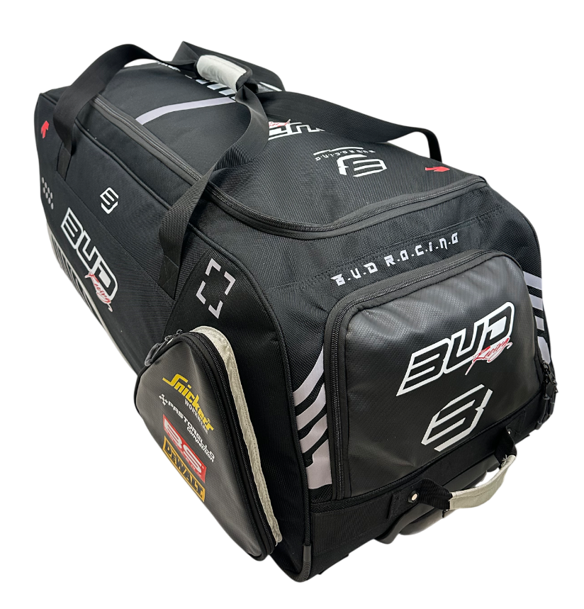 Sac de Voyage à Roulettes Noir/Gris BUD RACING