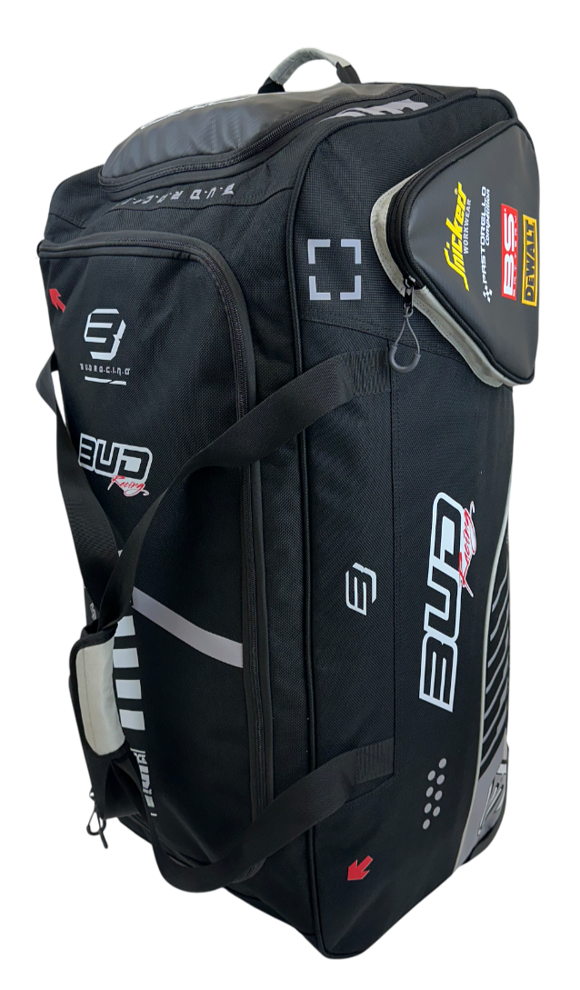 Sac de Voyage à Roulettes Noir/Gris BUD RACING