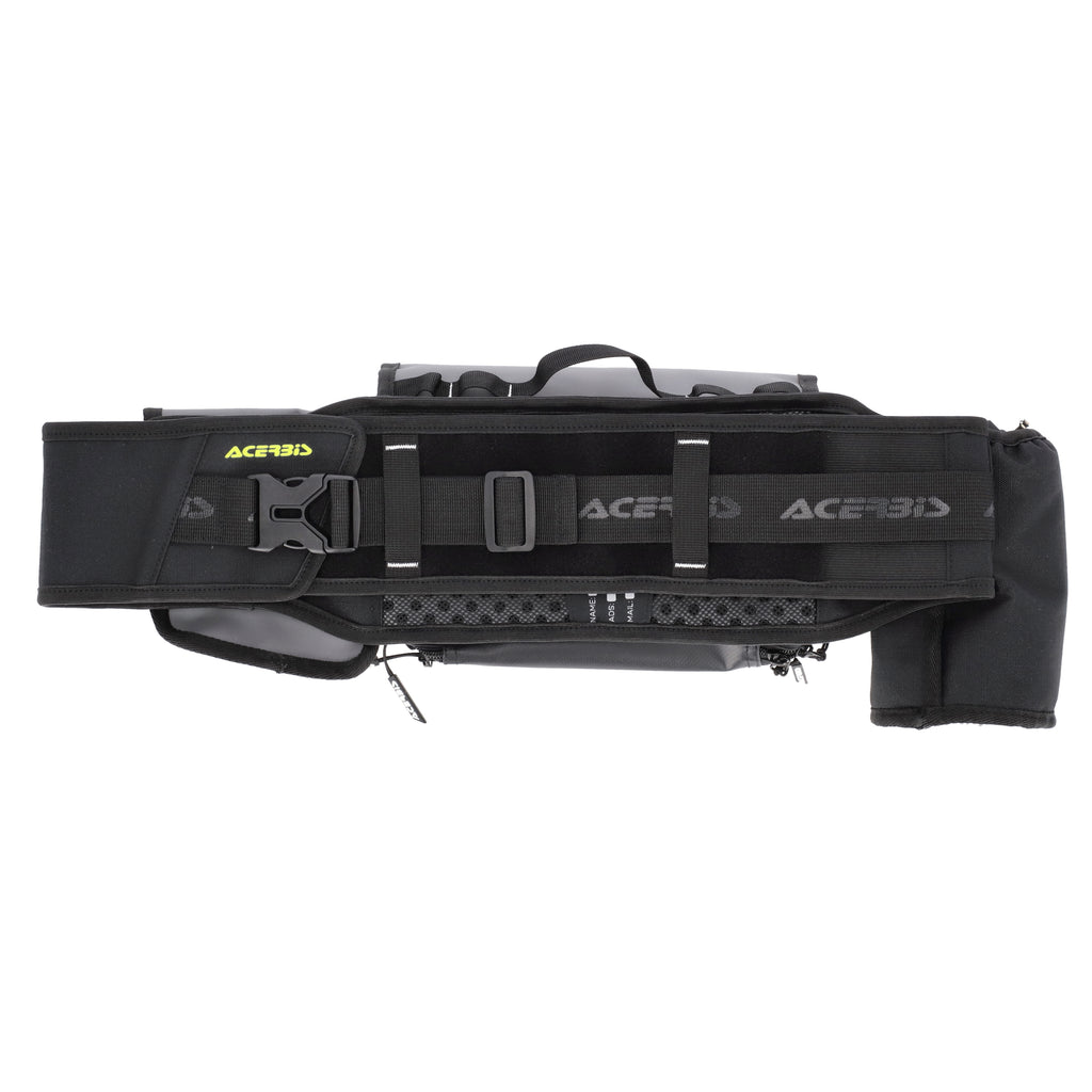 Profil de la sacoche banane Impact Logo Acerbis noir et gris