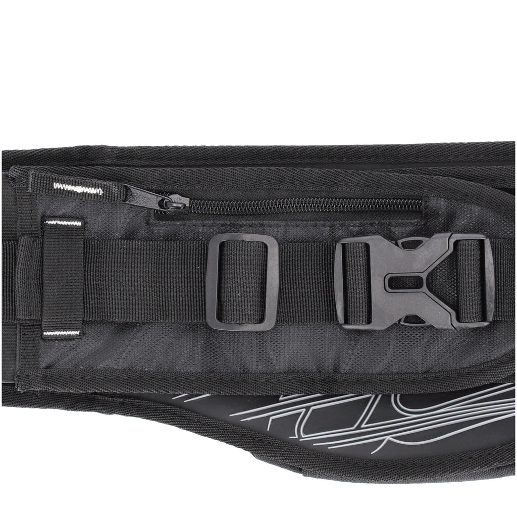 Boucle plastique et ceinture élastique de la sacoche RAM Acerbis