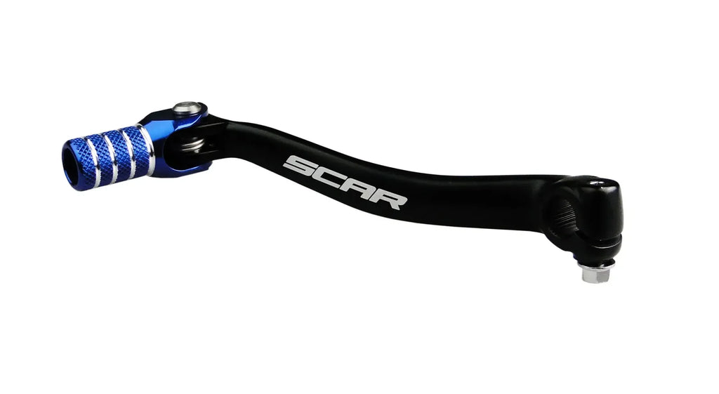 selecteur de vitesse husqvarna aluminium forge haute resistance moto cross enduro tc fc te fe bleu et noir
