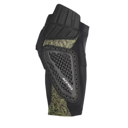 Short de protection Acerbis Hard Rush 0027106 - vue de profil, coques de cuisses