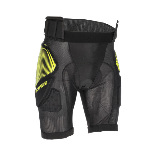 Short de protection Acerbis Soft Rush 0024527 noir jaune - vue de face