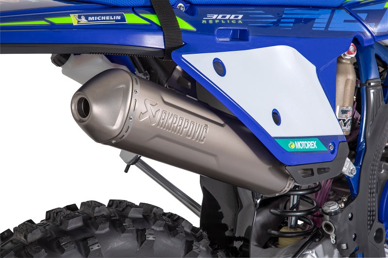 Silencieux Akrapovič titane pour Sherco 250 SE et 300 SE Factory 2025 à 2027