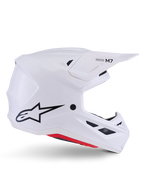 Casque S-M7 Solid Blanc ALPINESTAR